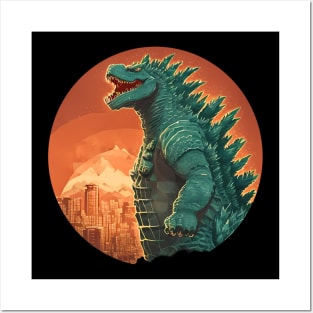 King of Kaiju Godzilla minus one Posters and Art